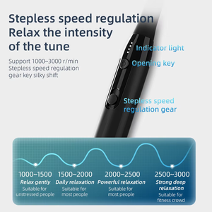 Pistolet de massage électrique intelligent portable à 4 têtes avec équipement de fitness à domicile multifonctionnel à longue poignée pour un usage domestique - Product Image 5