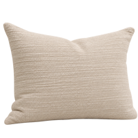 Coussin d'extérieur lombaire taupe, rectangulaire, pour terrasse de maison de plage, vue sur la mer, hydrofuge, doux, soutien confortable, garnissage moelleux