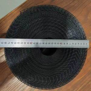 Rouleau de treillis métallique solaire galvanisé noir avec revêtement PVC, protection <span class=keywords><strong>anti</strong></span>-oiseaux et <span class=keywords><strong>anti</strong></span>-rongeurs pour panneaux solaires - Product Image 6