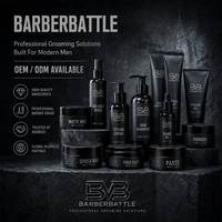 Cire coiffante mate en pâte pour hommes, personnalisable, marque privée, vente en gros pour salons de coiffure et barbiers