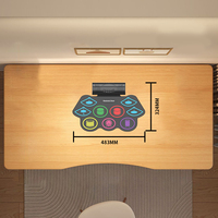 Batterie électronique portable pliable G7 avec alimentation USB/piles, kit de batterie de jazz pour débutants, design coloré