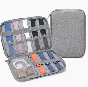 Laudtec Logo personnalisé Portable voyage câble organisateur sac montre bracelet support et cordon étuis de rangement Simple affaires sacs Yxj40 - Product Image 1