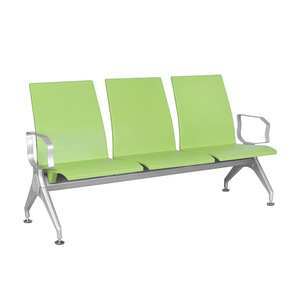 Sillas de espera Yu Min, silla metálica en fila PUAL 302, roja, azul, verde, negra, para hospitales y áreas públicas - Product Image 2