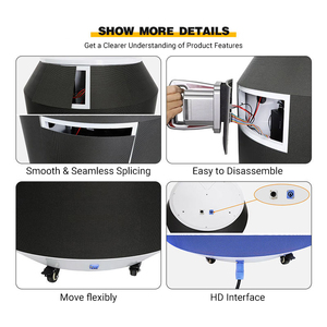 Écran LED cylindrique <span class=keywords><strong>extérieur</strong></span> pour publicité animée, haute luminosité, étanche IP65, grand angle de vision - Product Image 2