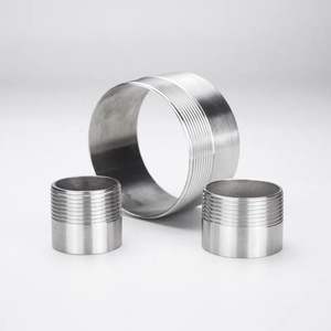 Tuyau d'eau en acier inoxydable 304 à filetage mâle simple, filetage court 201, point 6/4, filetage mâle droit soudé 316L - Product Image 3