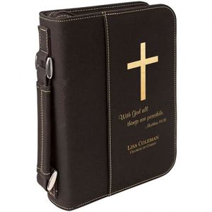 Muestra gratuita de fábrica: Funda para Biblia de alta calidad con cierre de cremallera y asa - Product Image 3