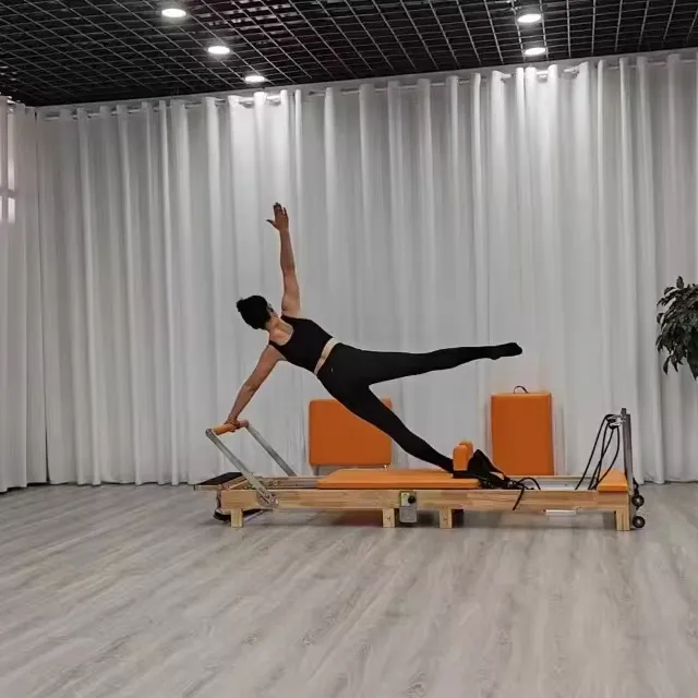 Özelleştirmek fitness salonu egzersiz germe vücut eğitimi reformer pilates makineleri katlanabilir havlu satılık