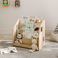 Étagère à livres Montessori Outil éducatif en bois pour enfants Bibliothèque multifonctionnelle pour l'étude des enfants