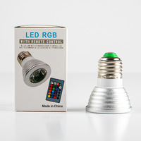 Lampe de sol résidentielle, ampoule LED créative, objets culturels de collection, projecteur télécommandé, plafonnier E27 RGB