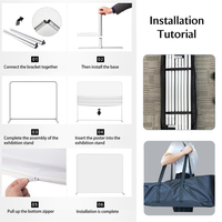 Toile de fond portable et durable de haute qualité pour photomaton, idéale pour les mariages, événements et décorations de banquets