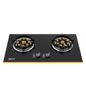 Premium 2-Burner <strong>Gas</strong> Stove Black Tempered Glass Built-in <strong>Gas</strong> <strong>Cooker</strong> with Auto Ignition &amp; Flame Protection for Home Duty Kitchen - Product Image 3