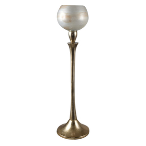 Grand bougeoir avec votive en verre pour la maison hôtels et restaurants décor bougeoir en verre doré pour la décoration intérieure - Product Image 1