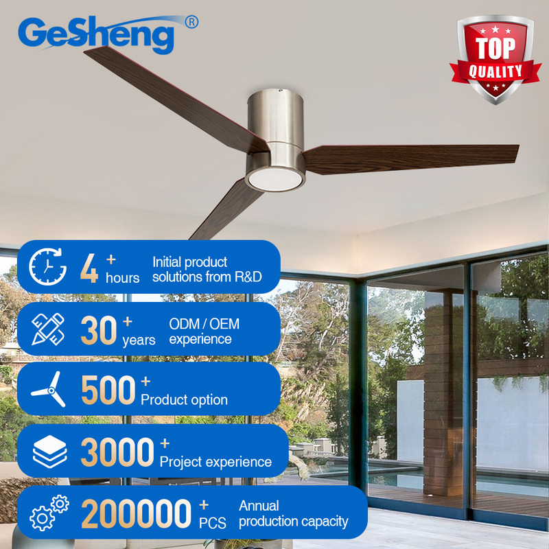 DC Ceiling Fan Light Modern Remote