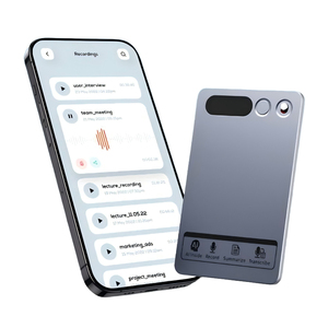 64GB kỹ thuật số ai ghi âm giọng nói 36h kim loại MP3 cuộc gọi chatgpt Lưu ý taker tâm bản Đồ Tóm Tắt & miễn phí phiên mã thuê bao - Product Image 1