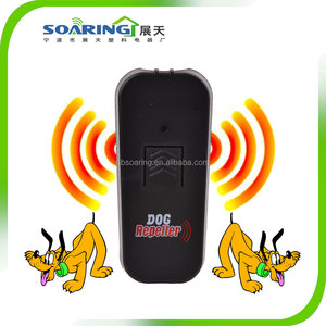 Repelente de animales de plástico ABS CE RoHS, collar de entrenamiento electrónico para mascotas, control ultrasónico de ladridos, repelente de perros - Product Image 3