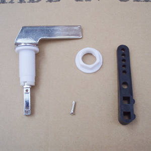 Accessoires de réservoir de toilette en plastique plaqué, levier de chasse d'eau, levier latéral de toilette pour toilette universelle, levier latéral <span class=keywords><strong>universel</strong></span> - Product Image 1