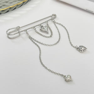 Tobillera de Metal con Colgante de Corazón para Mujer, Cadena para Ajustar la Cintura, Estilo Europeo/Americano, Éxito de Ventas en <span class=keywords><strong>Instagram</strong></span> - Product Image 3