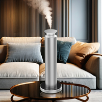 Diffuseur d'aromathérapie à contrôle automatique de luxe Nouveau design Diffuseur de parfum en alliage d'aluminium Diffuseur d'huiles essentielles Ménage