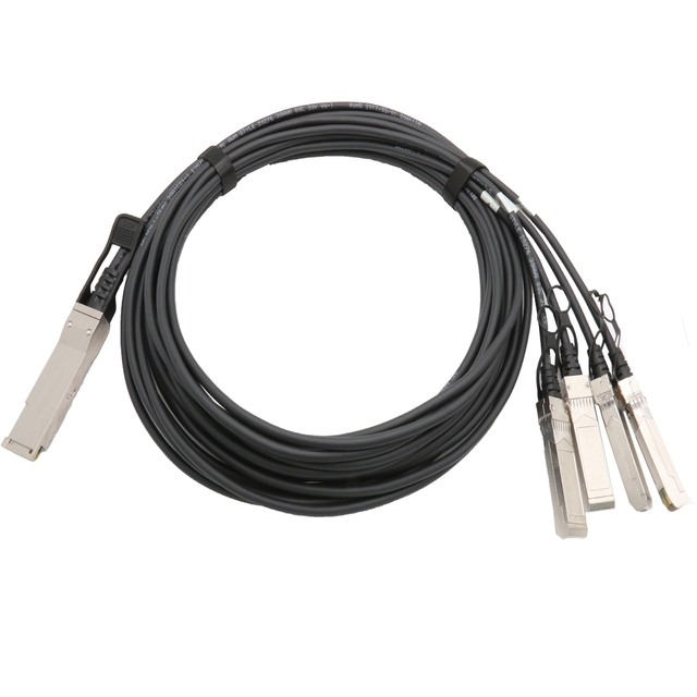 40G QSFP+ Passive Breakout DAC Cable (QSFP+ to 4 x SFP+)1M/2M/3M/5M/7M Length for huawei