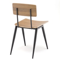 Fabrication pour la vente en gros de chaises en stratifié de style vintage pour restaurants, cafétérias, meubles de maison, sièges pour salle à manger