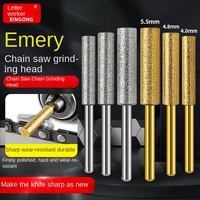 Meuleuse à chaîne spéciale électrique moyenne lime outils abrasifs tête de meulage diamantée pour scie à chaîne meuler diamant électrique