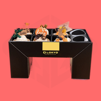 Boîte alimentaire personnalisée en carton kraft pour biscuits, fruits, pique-niques, fêtes, plateau de service, emballage de traiteur