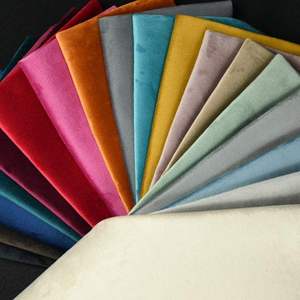 Multi Color Velvet Fabric Indoor Decoration Textile <b>Material</b> For <b>Sofa</b> Upholstery Curtain Making Wholesale Supply - Product Image 3