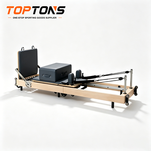 TOPTONS - Tabla de Pilates Plegable con Bisagras Internas de Madera de Arce, Diseño Personalizado OEM Directo de Fábrica - Product Image 1