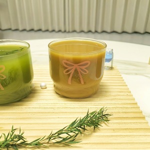 Ly cà phê/latte/đồ tráng miệng/bánh pudding kiểu Mỹ phong cách gia đình, chịu nhiệt cao, thiết kế sáng tạo, có thể xếp chồng lên nhau - Product Image 4