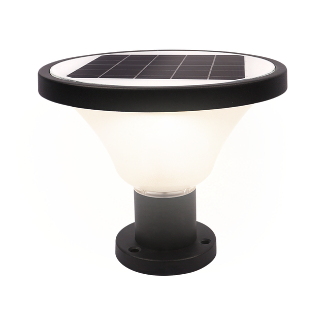 Outdoor Solar LED Post Light IP65 Waterproof Aluminum Post Cap Lamp Warm White Garden Fence Deck Patio Landscape Lighting