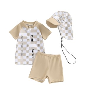 <span class=keywords><strong>Maillot</strong></span> <span class=keywords><strong>de</strong></span> <span class=keywords><strong>bain</strong></span> trois pièces pour enfants <span class=keywords><strong>de</strong></span> 0 à 24 <span class=keywords><strong>mois</strong></span> et <span class=keywords><strong>de</strong></span> 2 à 3 ans, avec short et chapeau - Product Image 5