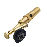 Antorcha de Butano de Uso Seguro con Encendido Electrónico, Recubrimiento de Cobre, Llama de 1000-1300, Calidad Garantizada, para Senderismo, Cocina, Barbacoa, Soldadura