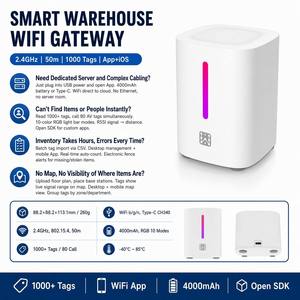 Lector RFID WiFi 2.4GHz del Fabricante, 1000 Etiquetas, Geo-Fence, Batería de 4000mAh, Aplicación Móvil para Gestión de Activos en Oficinas, Tiendas y Sitios - Product Image 2