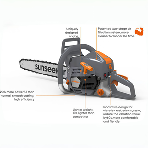 Motosierra Profesional <span class=keywords><strong>CS540</strong></span> de 40.2cc y 16 Pulgadas, Motor sin Escobillas de 1.8kW, Accionamiento Neumático, Barra Guí<span class=keywords><strong>a</strong></span> de 16 Pulgadas, Sistema de Lubricación Automática - Product Image 2