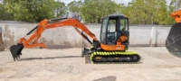 Mini-excavatrice d'occasion Kubota U55-4, modèle hydraulique puissant de 5 tonnes, d'origine japonaise, faible nombre d'heures, meilleur prix, vente CE, moteur principal