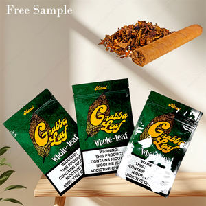 Wieder versch ließbarer Großhandel Drei-Seiten-Siegel beutel Reiß verschluss Glänzende Mylar-Tasche Geruchs neutrale Tabak-Zigarren verpackungen Verpackungs beutel - Product Image 3