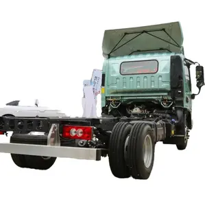 Foton 6 ton berat beban 4.2 meter kotak kargo mesin Diesel truk datar lampu kemudi kiri (131)