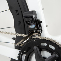 Vélo de route en carbone TWITTER R15 à changement de vitesse électronique sans fil, 24 vitesses, frein à disque hydraulique, vélo de course aérodynamique