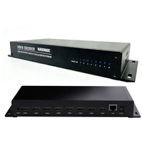 Codificador de Transmisión en Vivo de 8 Canales 8 1 H.265 H.264 1080P HD, Protocolos HLS/RTMP/RTSP/SRT, Audio AAC MP3, Velocidad de Bits VBR/CBR para