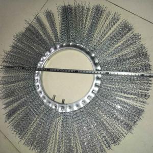 Brosse de <span class=keywords><strong>disque</strong></span> de balayeuse de route de fil d'acier résistant pour l'enlèvement de neige et de débris - Product Image 2
