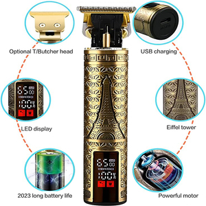 TZ-T016 T9 tondeuses à cheveux électriques hommes 0mm chauve coupe de cheveux Machine 3.7V pièces de rechange gratuites <span class=keywords><strong>Nova</strong></span> tondeuse à cheveux en acier inoxydable - Product Image 4