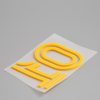Étiquette de transfert thermique 3D en PVC silicone gaufré, patch en feutre vierge, étiquettes personnalisées avec logo