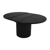 Ensemble de table à manger en bois convertible de style nordique moderne, fourni par l'usine, assemblé de manière stable pour une utilisation dans les restaurants et les hôtels, en vente