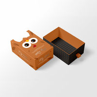 Caja de Envío de Zapatos de Cartón Corrugado Kraft Reciclable y Ecológica Personalizada, Cajas de Embalaje para Ropa y Zapatos con Laminación Mate