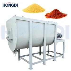 White carbon steel double spiral belt mixer, chemical material plastic particle mixing equipment, clay nutrient soil mixer