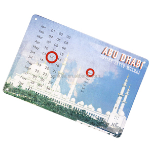 Nhà Máy Bán buôn giá tùy chỉnh lịch tin dấu hiệu cổ điển treo tường kim loại lịch dấu hiệu - Product Image 1