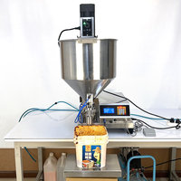 Machine de remplissage de liquides en bocaux métalliques entièrement automatique électrique avec pompe péristaltique, neuve