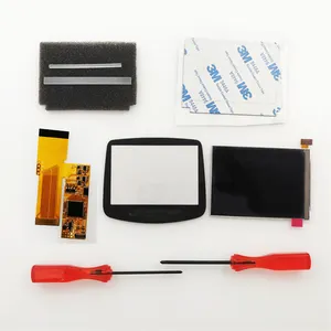 32pin 40 pin V2 IPS Screen LCD display Kits for GBA Backlight LCD Screen For GBA Console 10 Levels Brightness