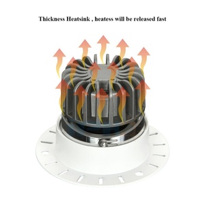 Focos LED Inteligentes Empotrables COB Comerciales, 2700-6500K, Regulables - Product Image 3
