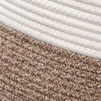 Panier à linge pliable SONGMICS avec poignées panier à linge sale panier à linge tissé en corde de coton